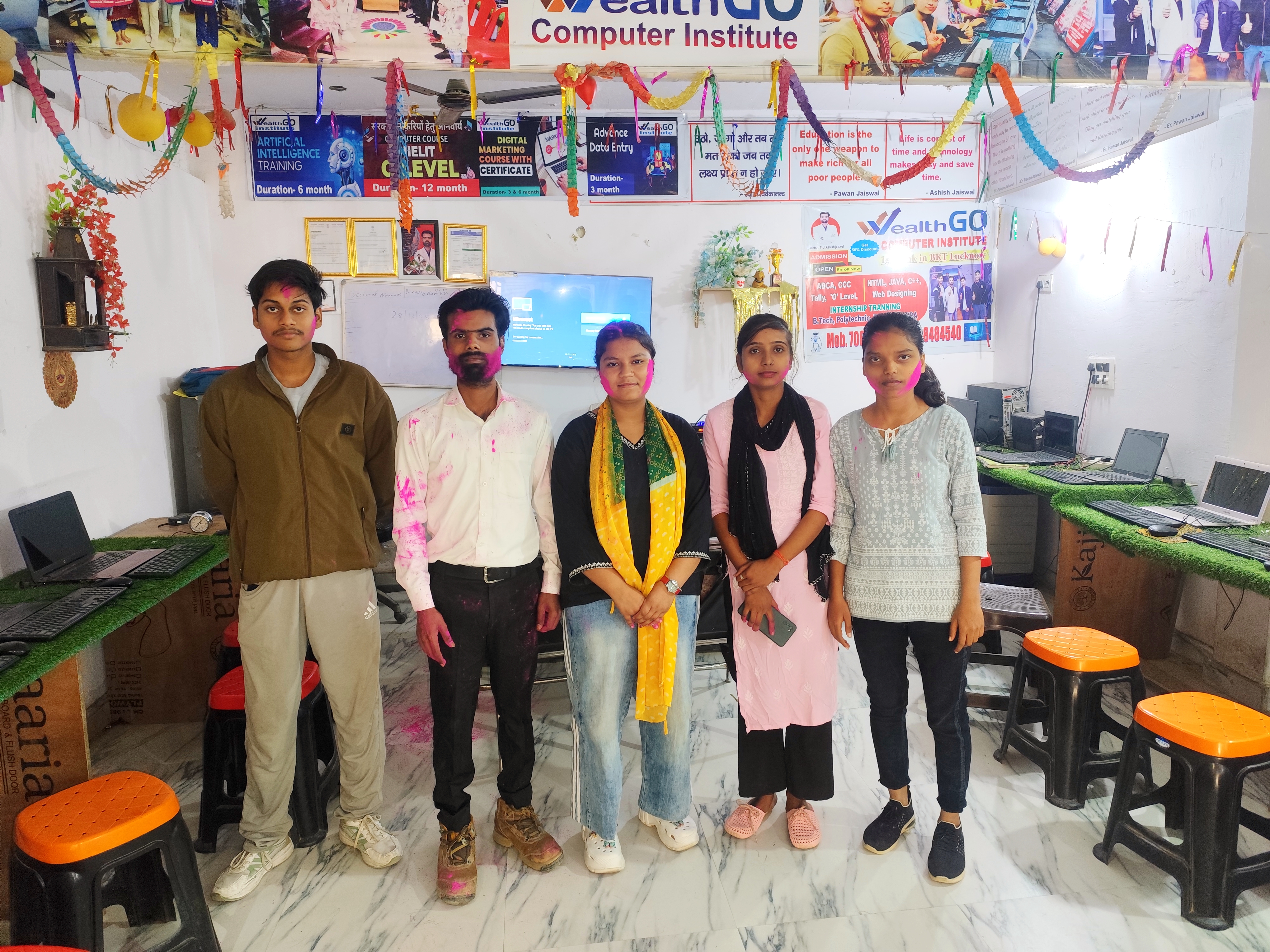 Holi celebration